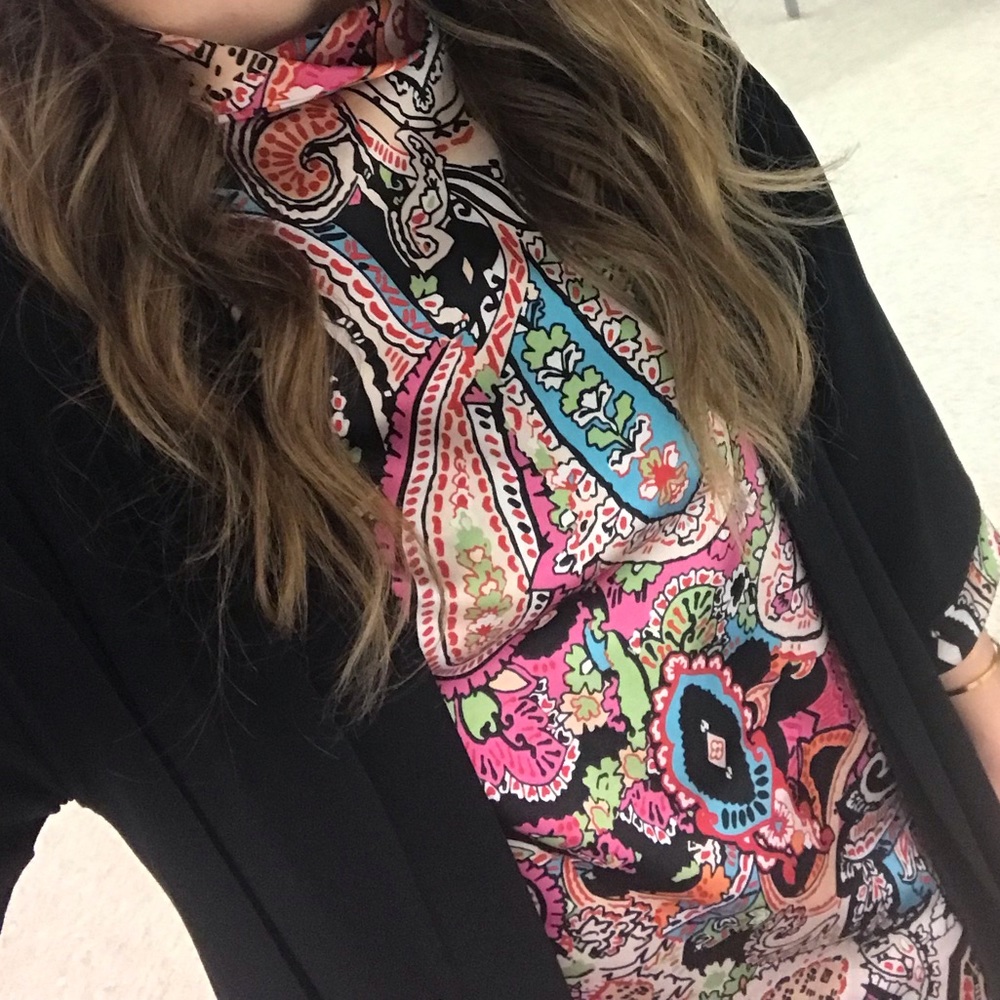 Size medium paisley print shift dress